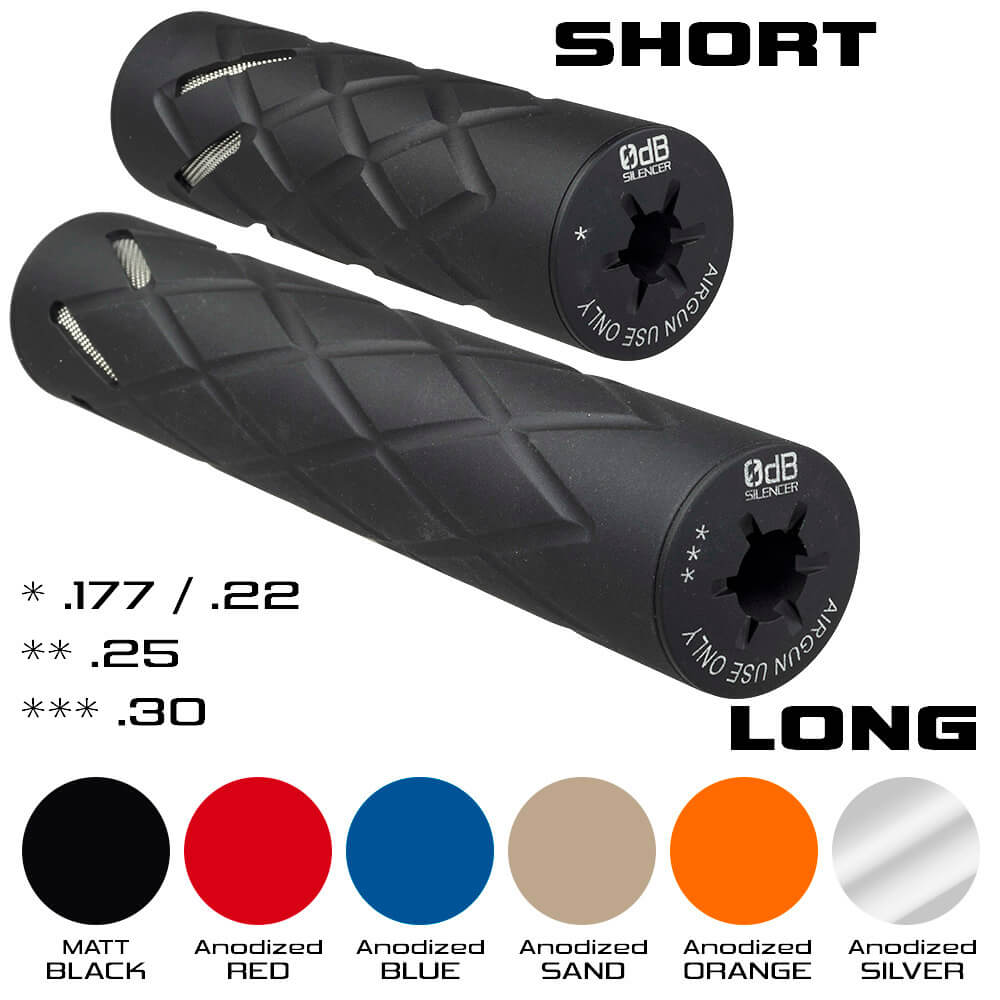 0dB Airgun Silencer (½” UNF) 0dB Airgun Silencer (½” UNF)